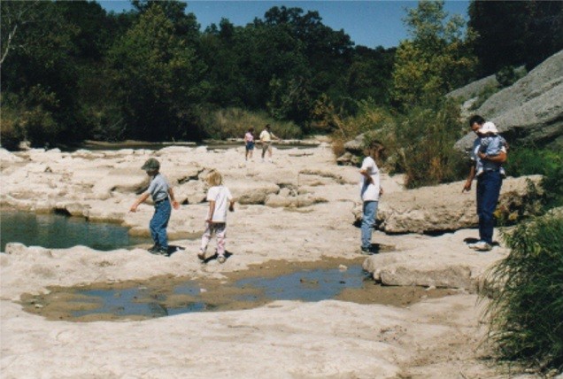 north from blue hole, 1999